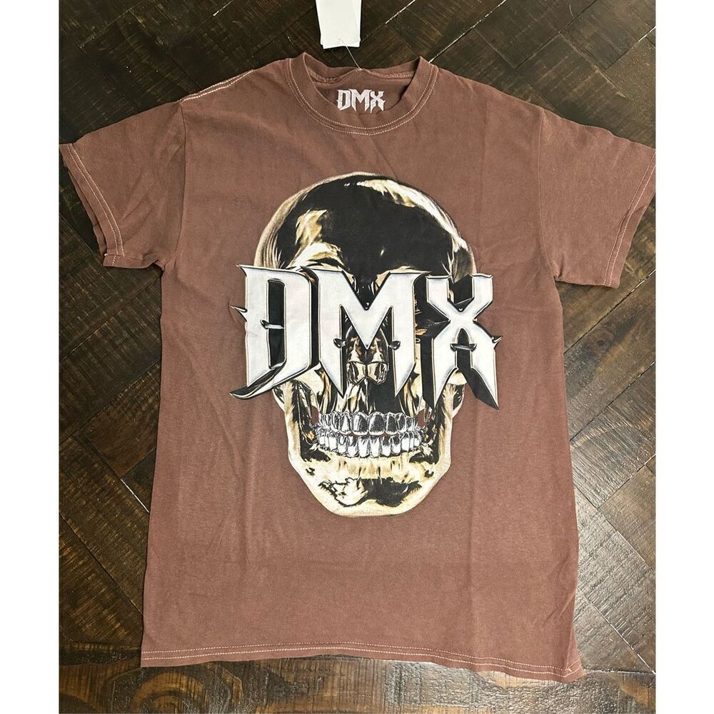 🌸 DMX Skull Graphic Short Sleeve Music T Shirt Size  Small